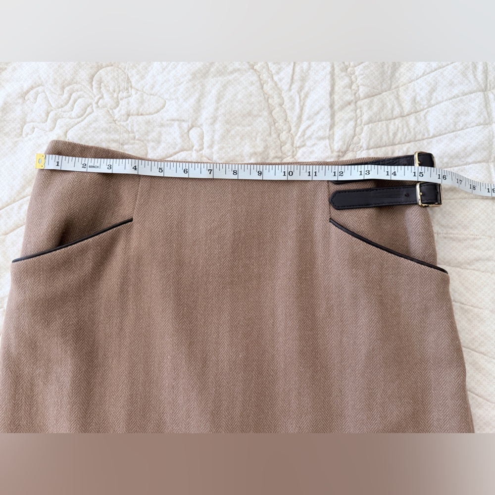 Ralph Lauren Purple Label Wool Pencil Skirt - Picture 3 of 8